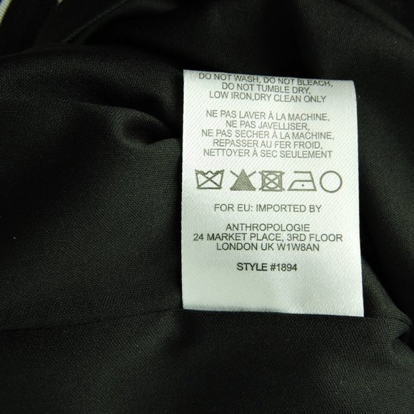 Anthropologie Hutch Asymmetrical striped Dress new - Picture 9 of 10